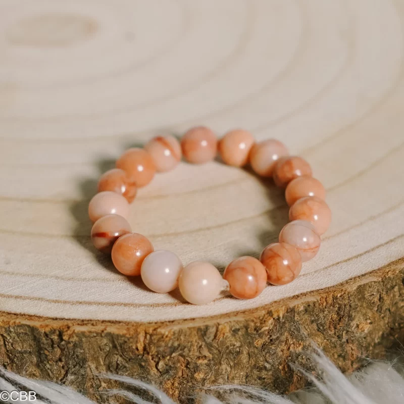 Bracelet Aventurine Rose 10 mm