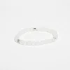 Bracelet Agate Blanche 6 mm
