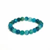 Bracelet Agate Bleue 8 mm