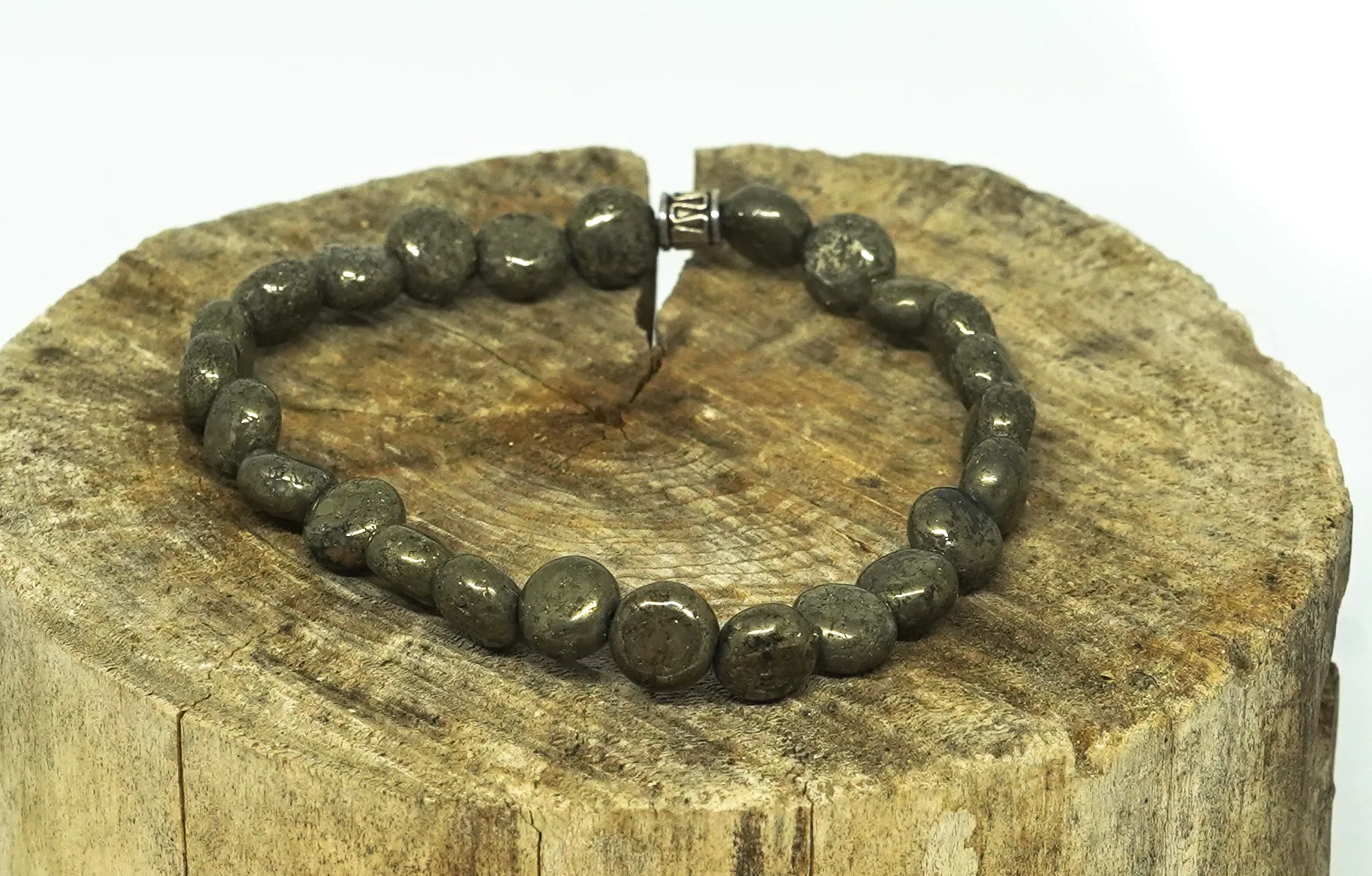 Bracelet en Pyrite