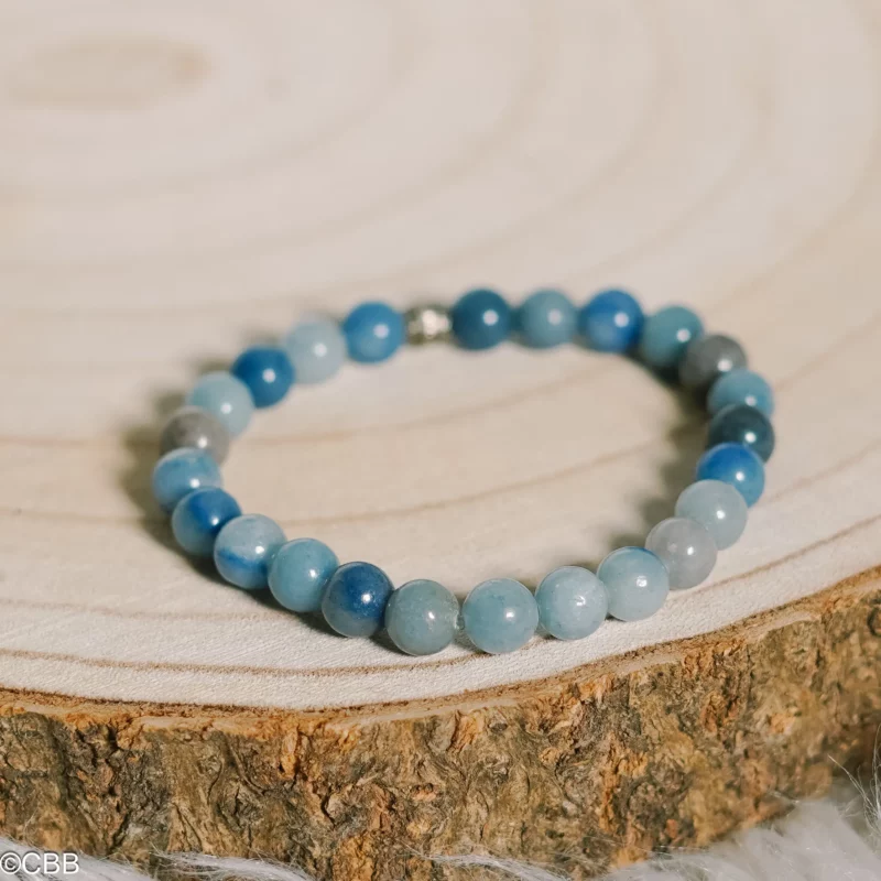 Bracelet Aventurine Bleue 8 mm