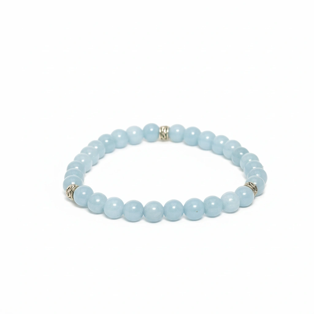 Bracelet Aigue-Marine 8 mm