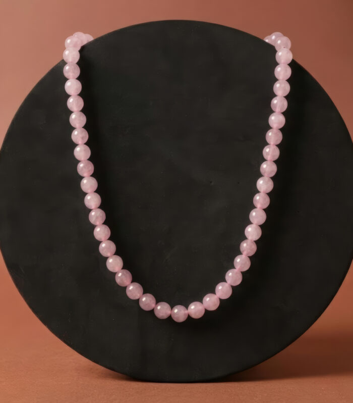 Collier Quartz Rose