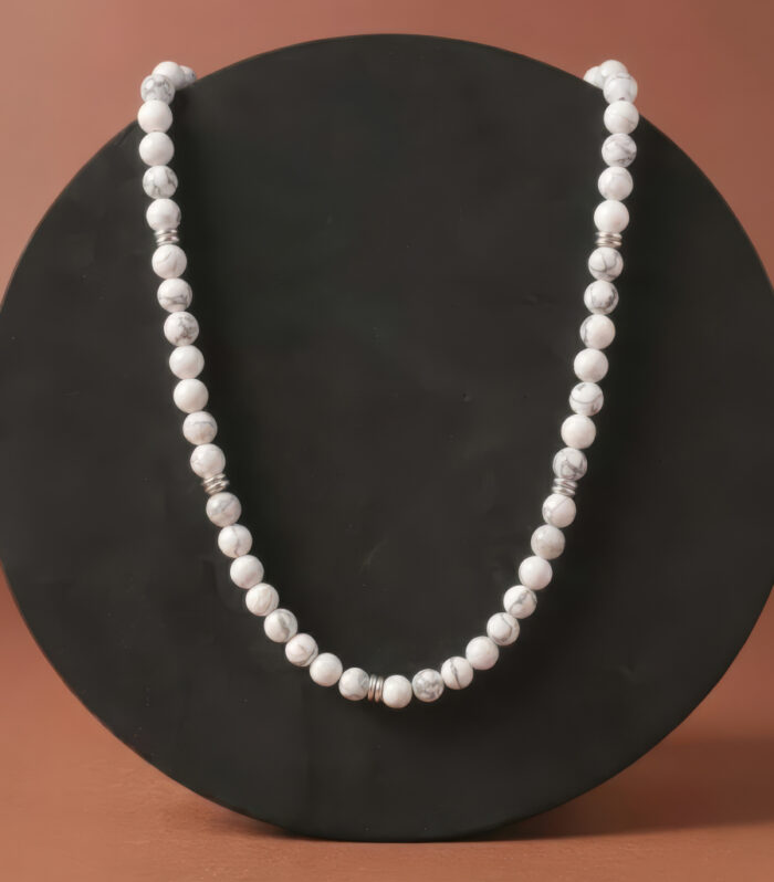 Collier Howlite création uniques