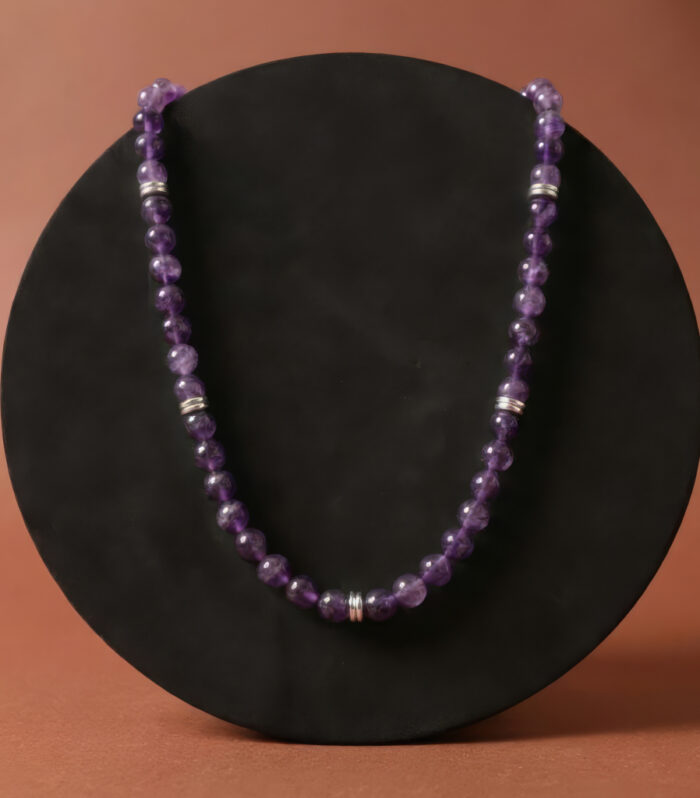 Collier en améthyste création uniques