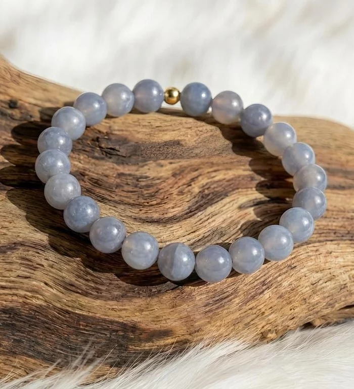 Bracelet Agate Grise