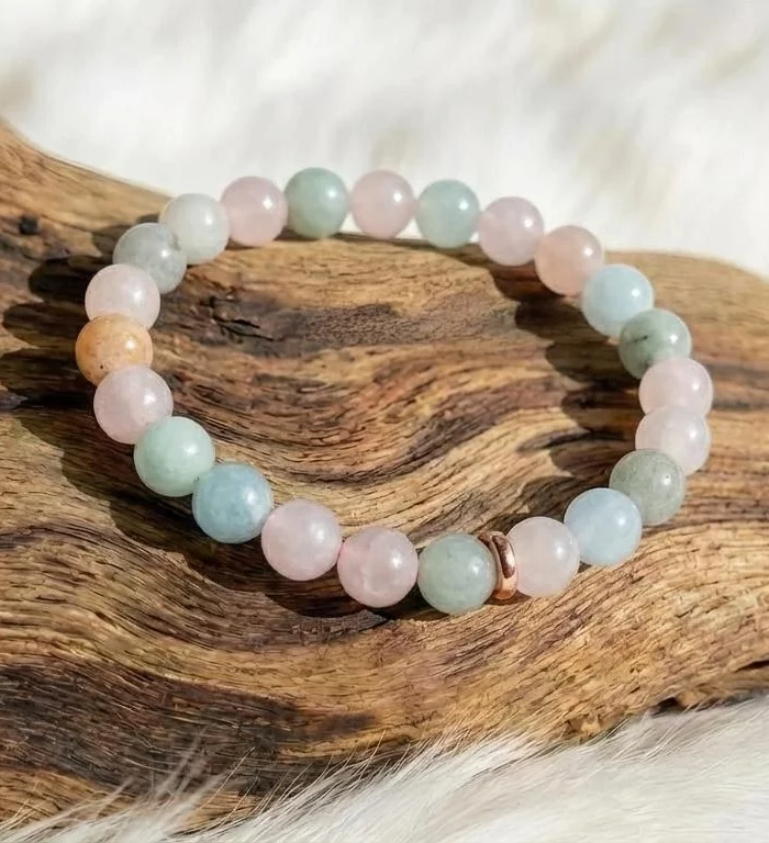 Bracelet Béryl (Morganite)